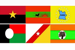 Bandeiras dos partidos politicos