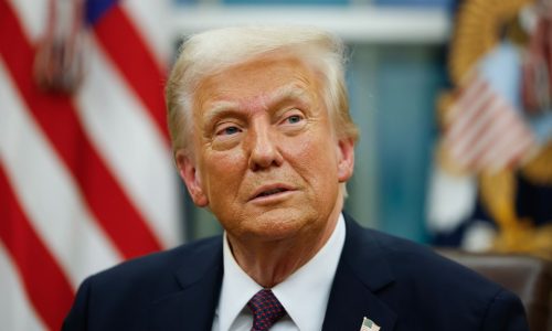 WASHINGTON, DC - JANUARY 20: President Donald Trump signs executive orders in the Oval Office on January 20, 2025 in Washington, DC.  Trump takes office for his second term as the 47th president of the United States. (Photo by Anna Moneymaker/Getty Images)