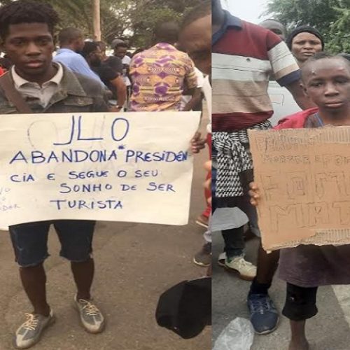 Polícia detém manifestantes em Luanda