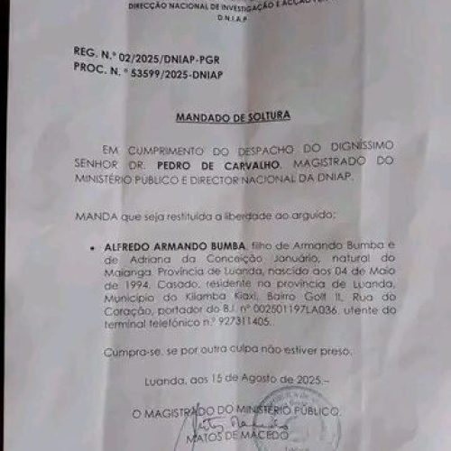 Justiça liberta hoje o último jornalista indiciado de actos de terrorismo