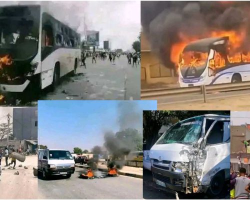 Actos de pilhagem marcam segundo dia da paralisação dos taxistas